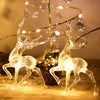 LED Warm White Christmas Lights Reindeer String Lights