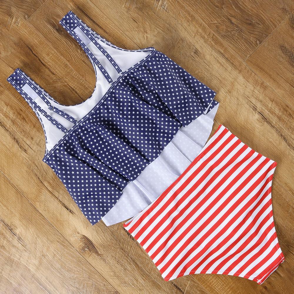 Leopard Bikini High Waist Bikini Animal Print Floral Swimsuit Ruffle Swimsuit Plus Size Swimwear Women Swimsuits for Women Two Piece Bathing Suits Ruffle Tops With High Waist Bottoms Bikini Sets For Teen Girls