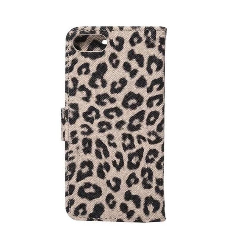 Leopard Print PU Leather Flip Cover Wallet Kickstand Feature with Card Slots Holder Magnetic Clasp Case For iPhone 14 13 12 11 Pro Max Mini 8 Plus 7 X XS XR SE Leather Leopard Flip Cover Luxury Wallet Phone Case