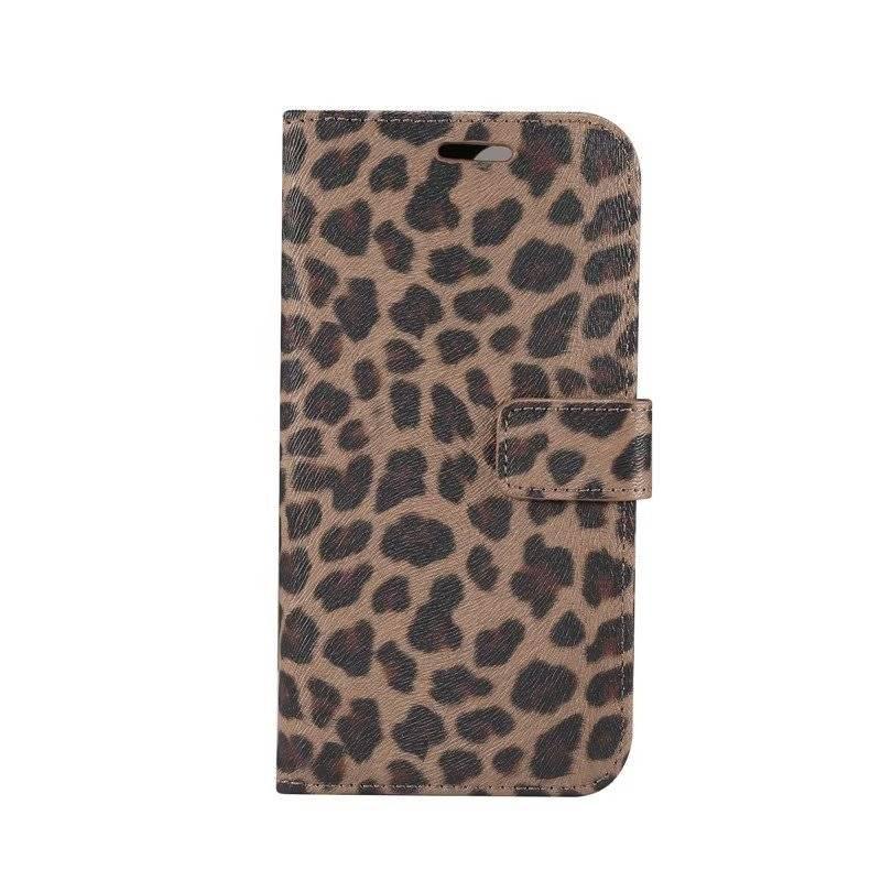 Leopard Print PU Leather Flip Cover Wallet Kickstand Feature with Card Slots Holder Magnetic Clasp Case For iPhone 14 13 12 11 Pro Max Mini 8 Plus 7 X XS XR SE Leather Leopard Flip Cover Luxury Wallet Phone Case