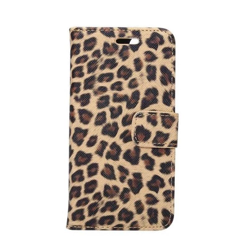 Leopard Print PU Leather Flip Cover Wallet Kickstand Feature with Card Slots Holder Magnetic Clasp Case For iPhone 14 13 12 11 Pro Max Mini 8 Plus 7 X XS XR SE Leather Leopard Flip Cover Luxury Wallet Phone Case