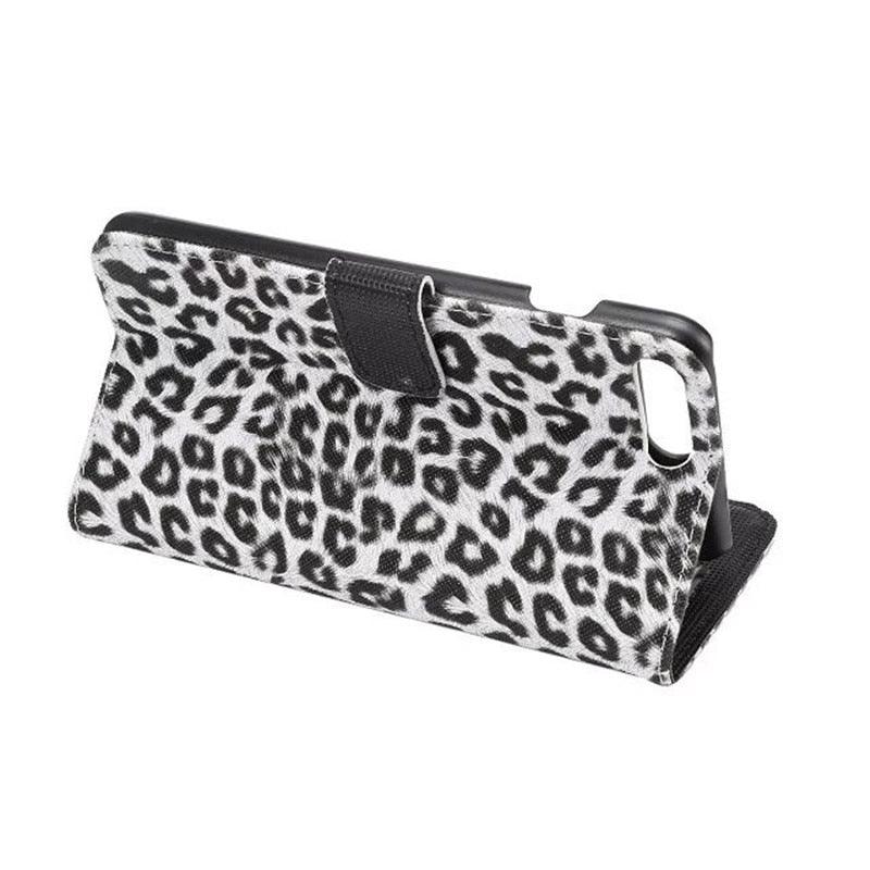Leopard Print PU Leather Flip Cover Wallet Kickstand Feature with Card Slots Holder Magnetic Clasp Case For iPhone 14 13 12 11 Pro Max Mini 8 Plus 7 X XS XR SE Leather Leopard Flip Cover Luxury Wallet Phone Case