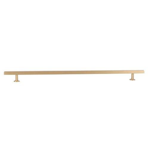 Lew's Square Bar Cabinet Knobs and Handles in Brushed Brass