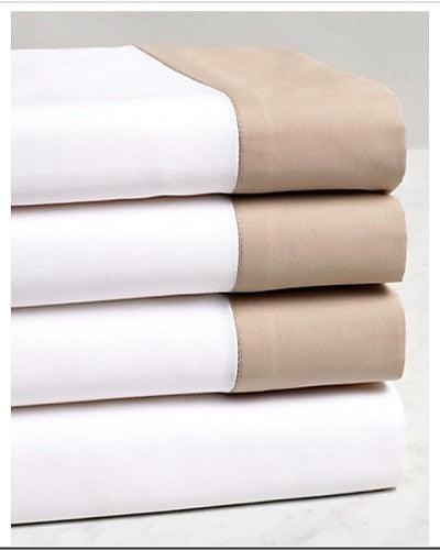 400TC Liaison Collection Flat Sheet Navy MONTAGUE & CAPULET