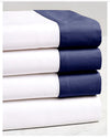 400TC Liaison Collection Flat Sheet Navy