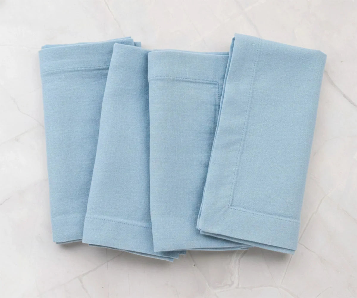 Plain Cloth Napkins - Cotton Linen Napkins