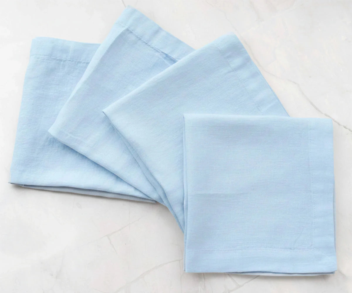 Plain Cloth Napkins - Cotton Linen Napkins