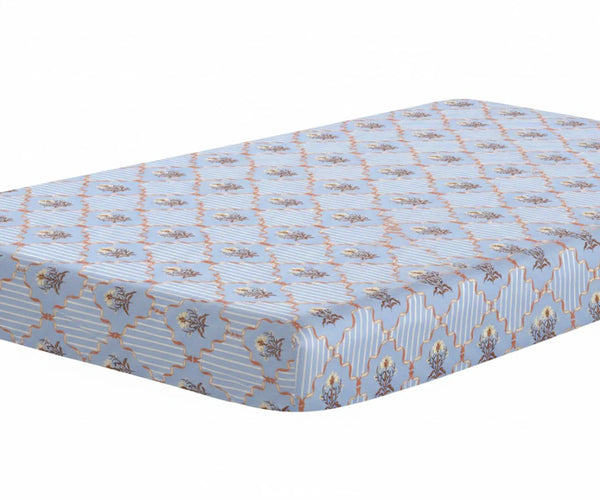 Printed Linen Sheet Set – 100% Linen Bedding