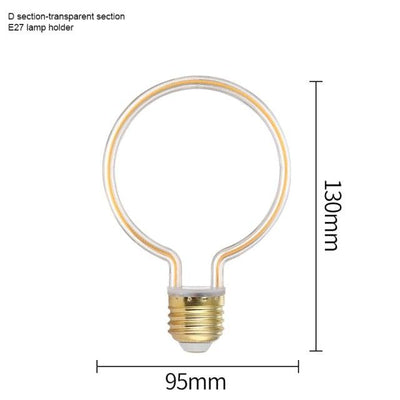 Light Bulb Retro Vintage Edison Ampoule Bulbs Vintage Lamp Retro Light Fireworks Bulb Lamp for Home Party Balcony Garden Christmas Halloween Decoration