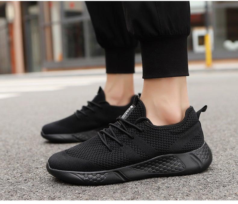 Light Mans Running Shoes Comfortable Breathable Men's Sneaker Casual Antiskid And Wear-Resistant Jogging Mens Sport Lace Up Low Top Jogging Man Athletic Sneakers