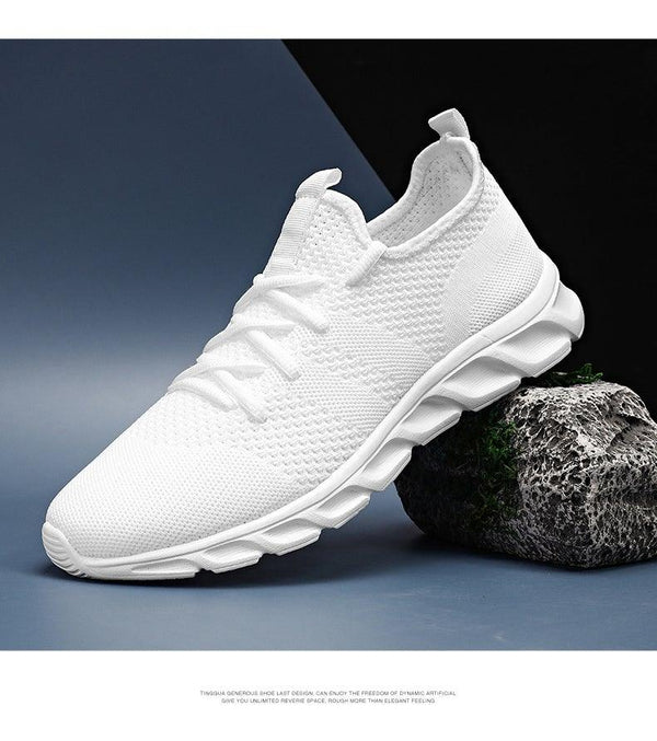 Light Mans Running Shoes Comfortable Breathable Men's Sneaker Casual Antiskid And Wear-Resistant Jogging Mens Sport Lace Up Low Top Jogging Man Athletic Sneakers