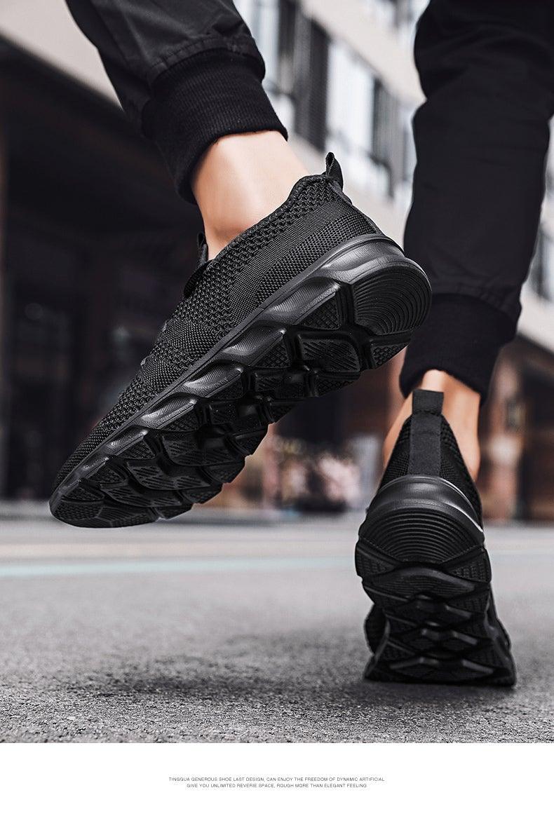 Light Mans Running Shoes Comfortable Breathable Men's Sneaker Casual Antiskid And Wear-Resistant Jogging Mens Sport Lace Up Low Top Jogging Man Athletic Sneakers