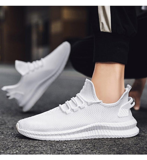 Light Running Comfortable Casual Men's Sneaker Breathable  Wear-Resistant Outdoor Walking Men Sport Non Slip Athletic Fashion Sneakers Mesh Workout Casual Sports Sneakers