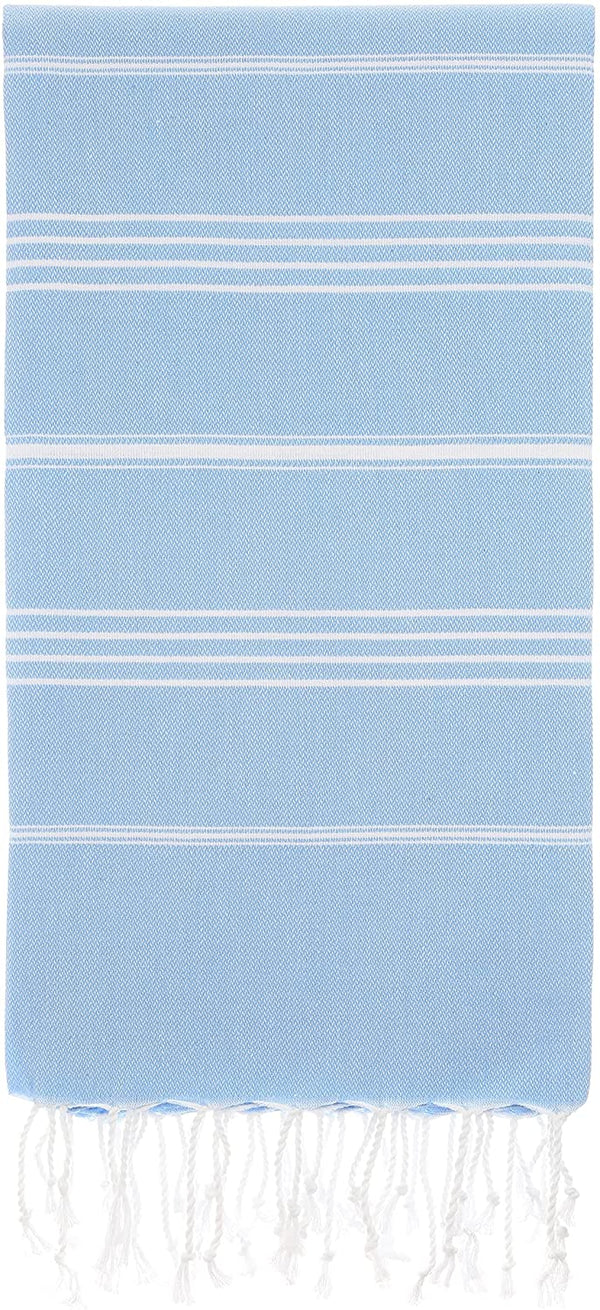 Monaco Turkish Cotton Hand Towel – Lightweight Quick Dry Bathroom, Kitchen & Travel Towel, Luxury Organic Turkish Towel