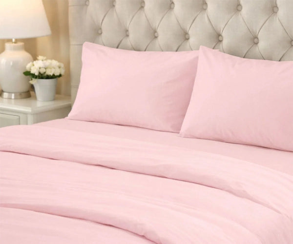 100% Cotton Sateen Pillowcases - Set of 2