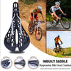 Lightweight Bicycle Front Seat Mat Bike Saddle Bicycle Seat Cushion Pad Breathable Soft Spider Web Saddle Cycling Bicycle Hollow Seat Saddle Comfy Ultra Light Mountain Bike Road Bicycle Saddle