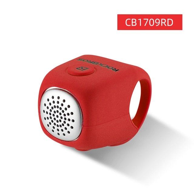 Lightweight Portable Bicycle Bell Electric Horn Mountain Bike Bell Accessories 90dB Cycling Handlebar Silica Gel Shell Electric Cycling Bells Water Resistant Cycling Bells Horn Loud Bicycle Horns Bicycle Accessories