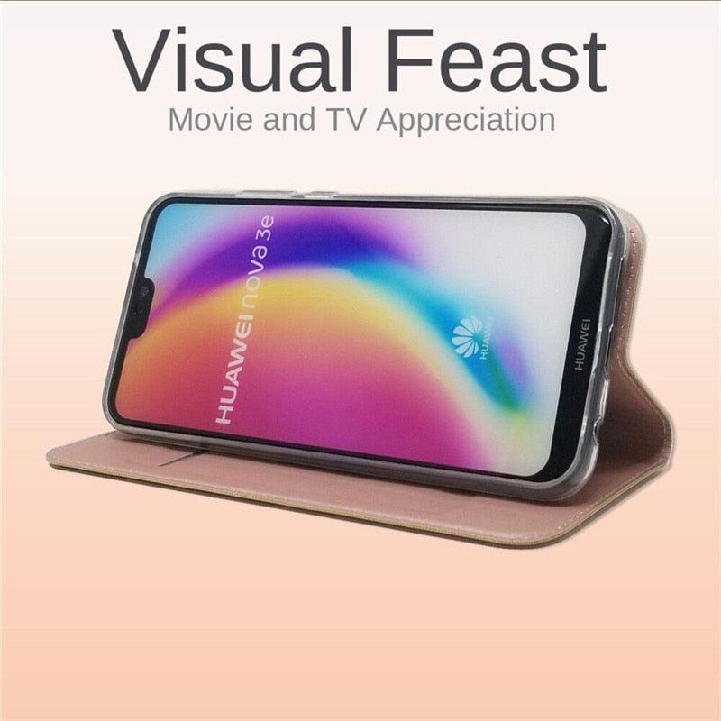 Lightweight Simple iPhone XS Case on for iPhone XS Max X XR 6S 5S 7 8 Plus 11 pro max Cover Luxury Wallet Magnet Flip Leather Cases Magnetic Closure PU Leather Phone Case Full Protective Cover for iPhone