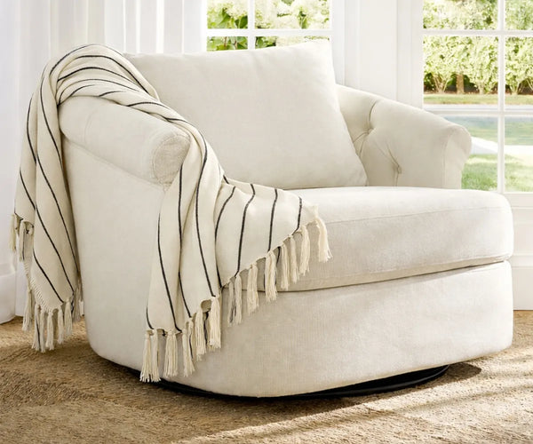 Stripe Throw - Cotton Throw