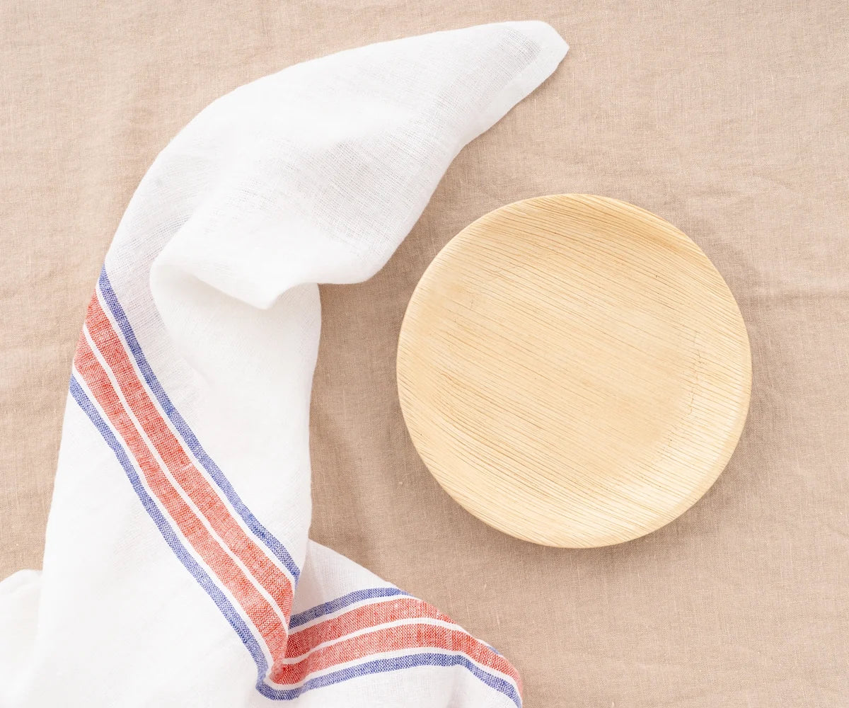 Striped Linen Tea Towels - Set of 2