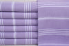 Lilac Monaco Turkish Towel – Lightweight Quick Dry Beach & Bath Towel, Luxury Turkish Cotton Spa Towel, Travel & Pool Towel