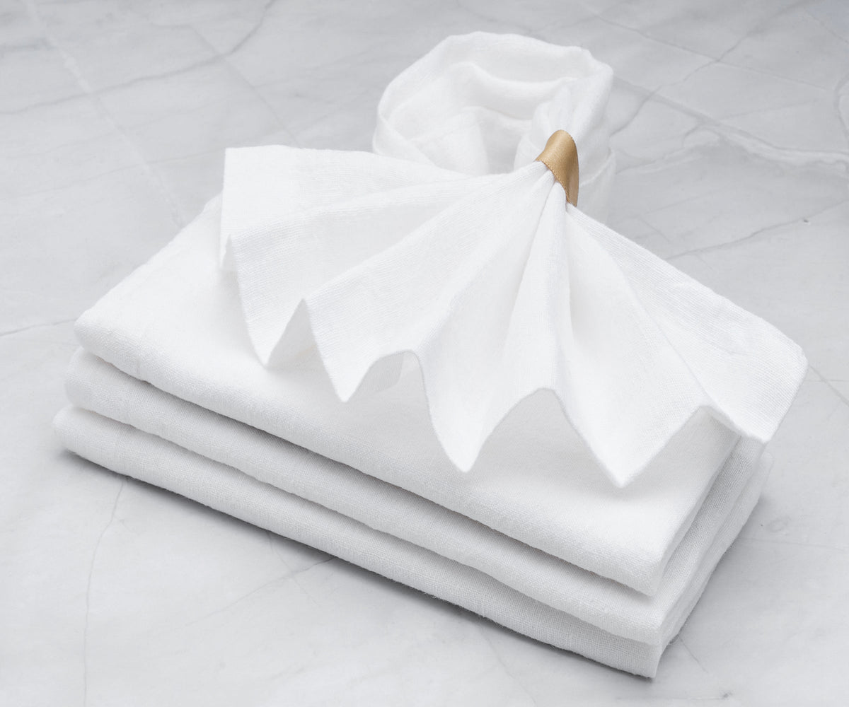 White Linen Napkins