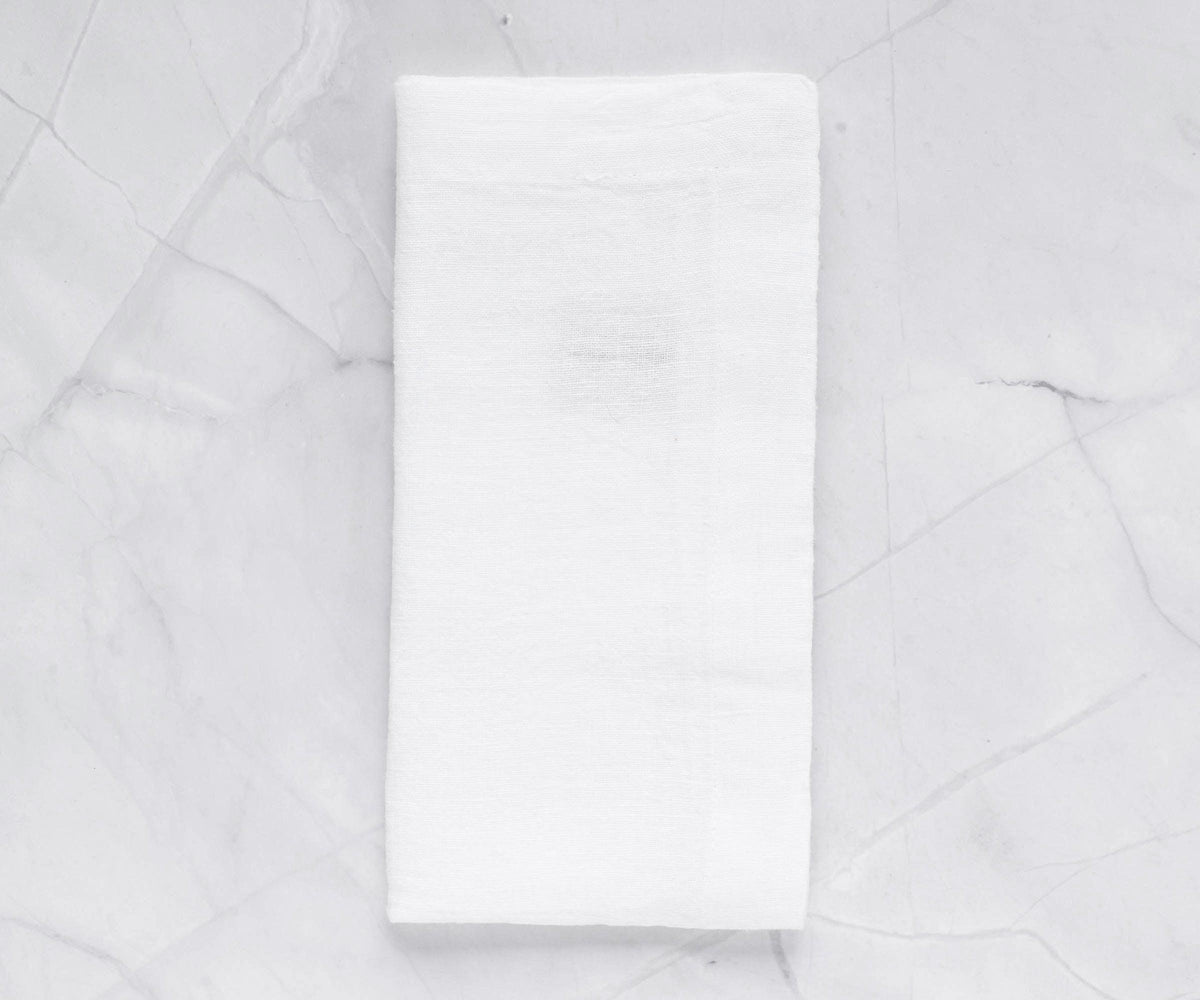 White Linen Napkins