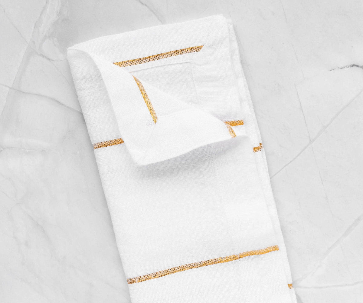 Metallic Gold Napkins - Lurex Napkins