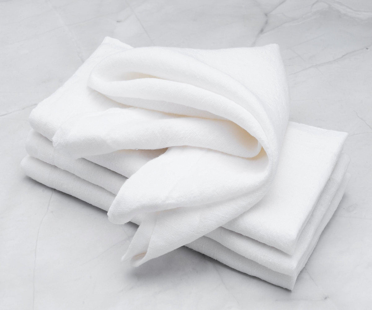 White Linen Napkins