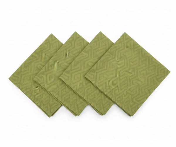 Gold and Green Napkins