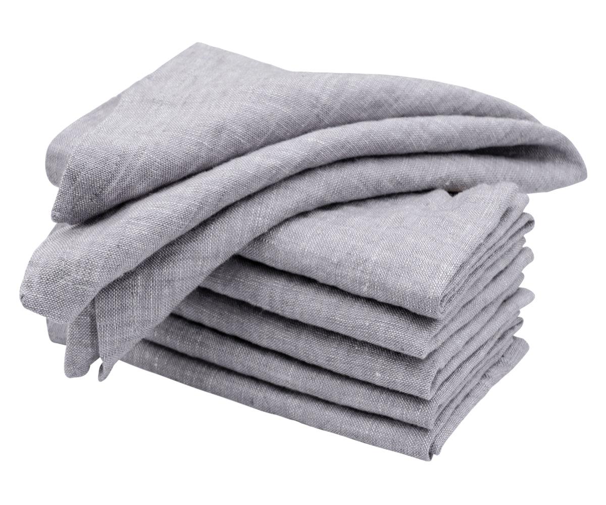 Gray Linen Napkins