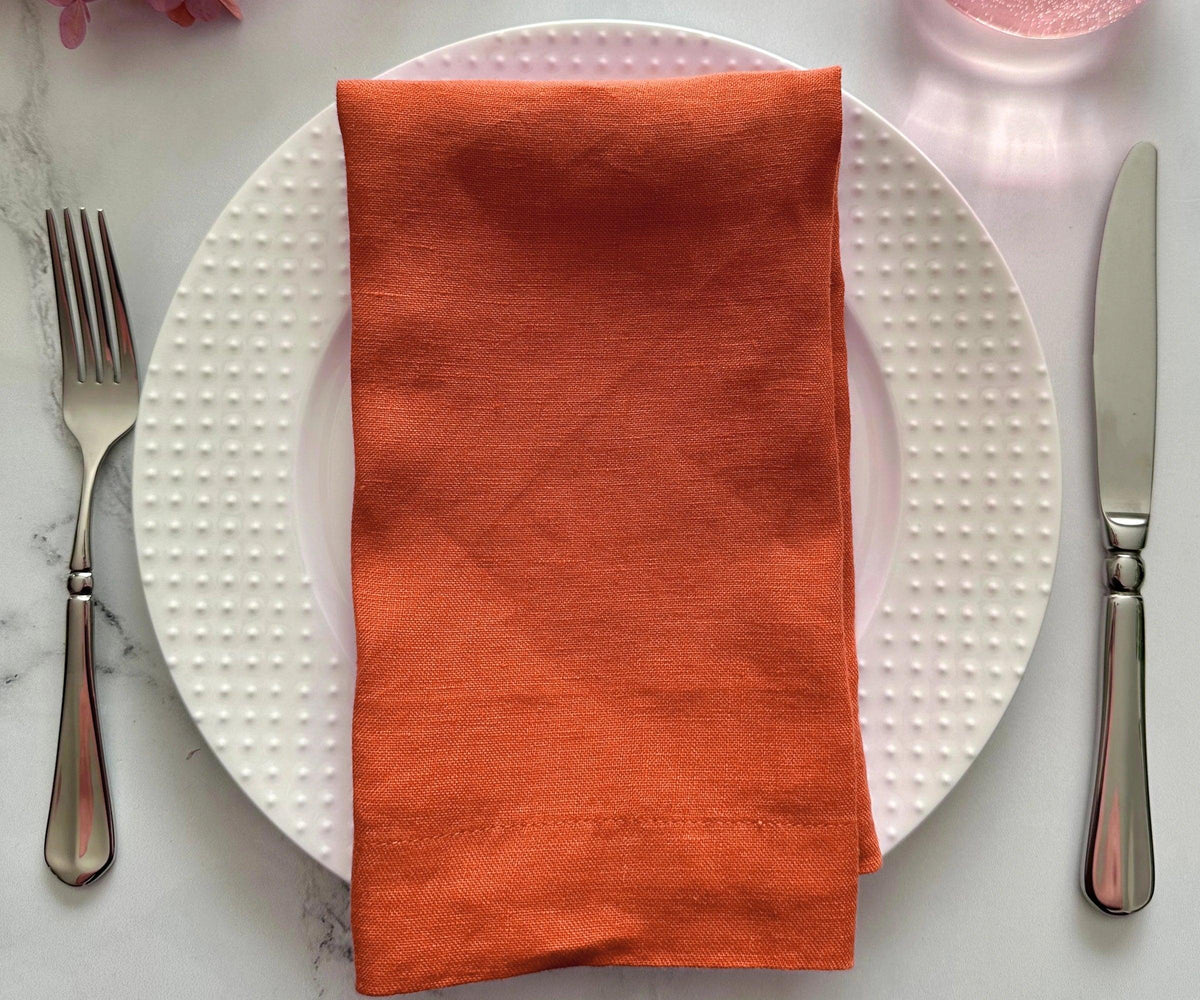 Cocktail Napkins - 100% Pure Linen