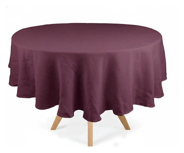 Linen Round Tablecloth