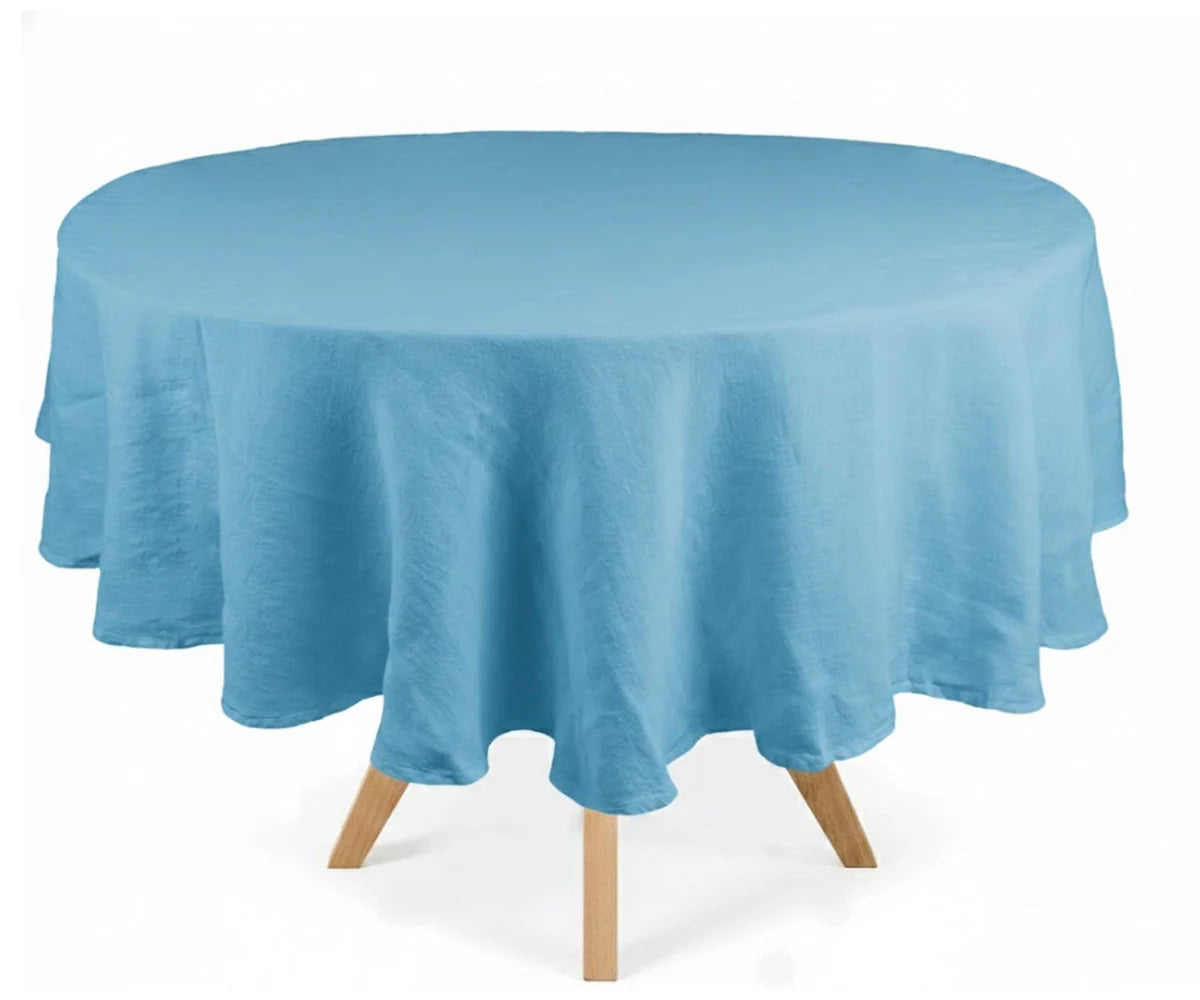 Linen Round Tablecloth