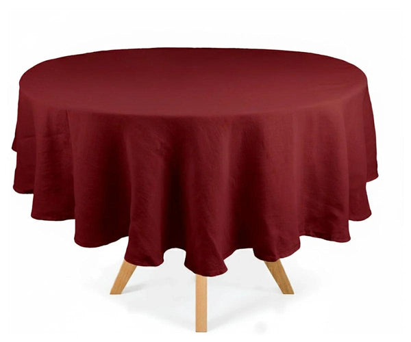 Linen Round Tablecloth