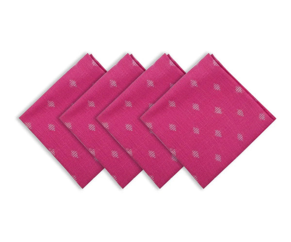 Pink Linen Dinner Napkins