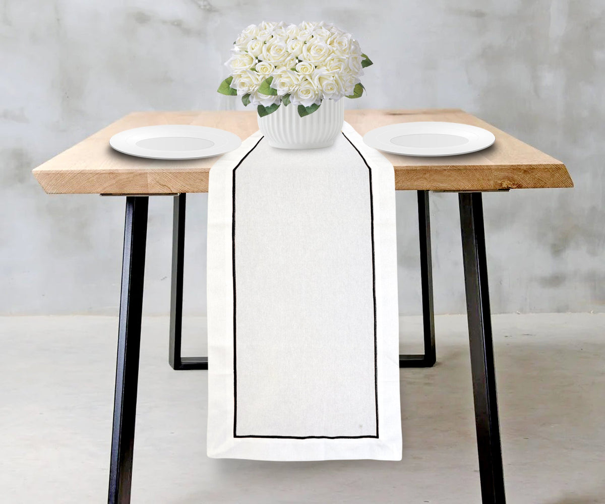 Cotton Table Runners - Embroidery Table Runner