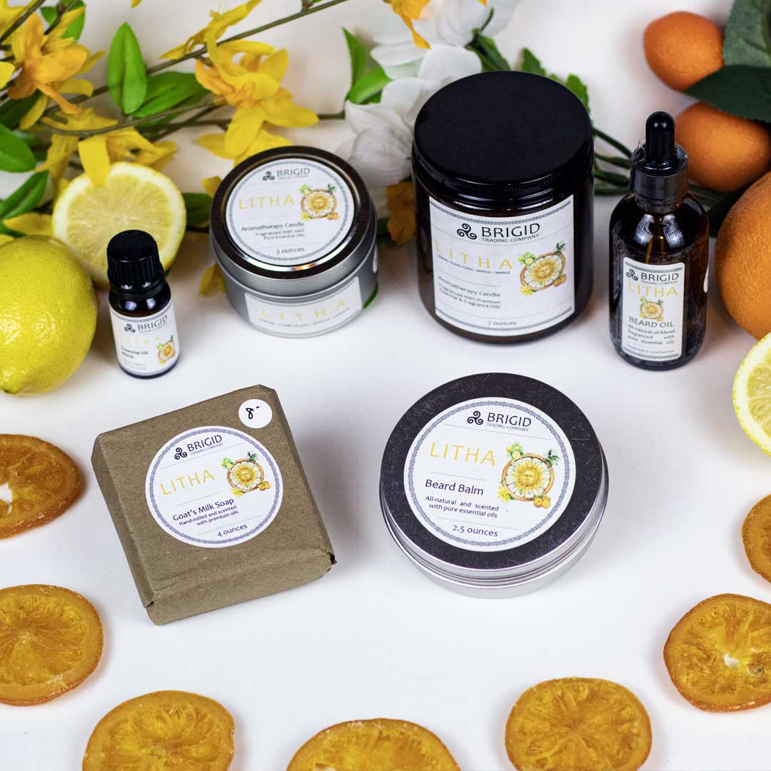 Litha Beard Oil – Natural Citrus Beard Oil, Lemon & Orange
