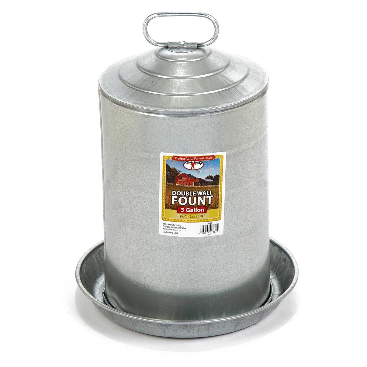 Little Giant Double Wall Fountain Poultry & Chicken Waterer