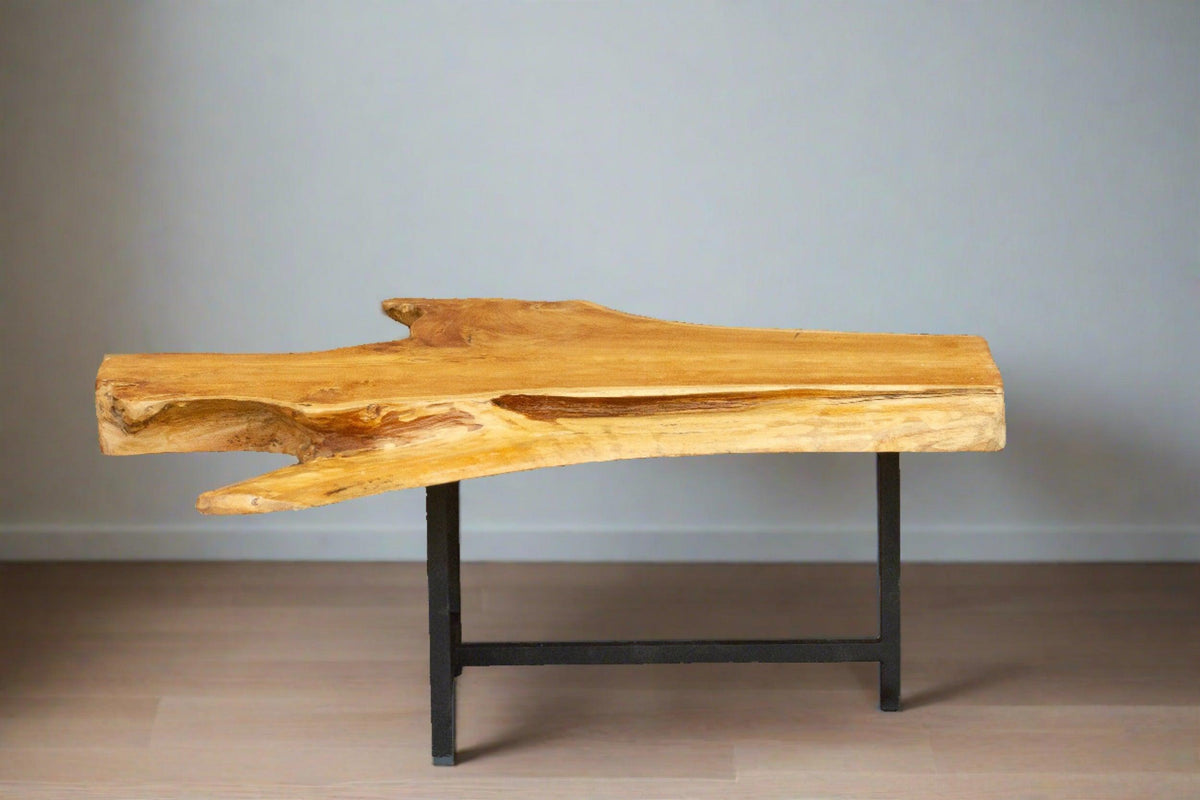 Live Edge Rustic Modern Coffee Table