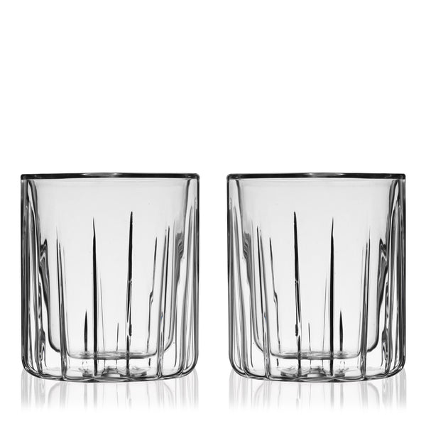 Double-Walled Rocks Glasses Set of 2