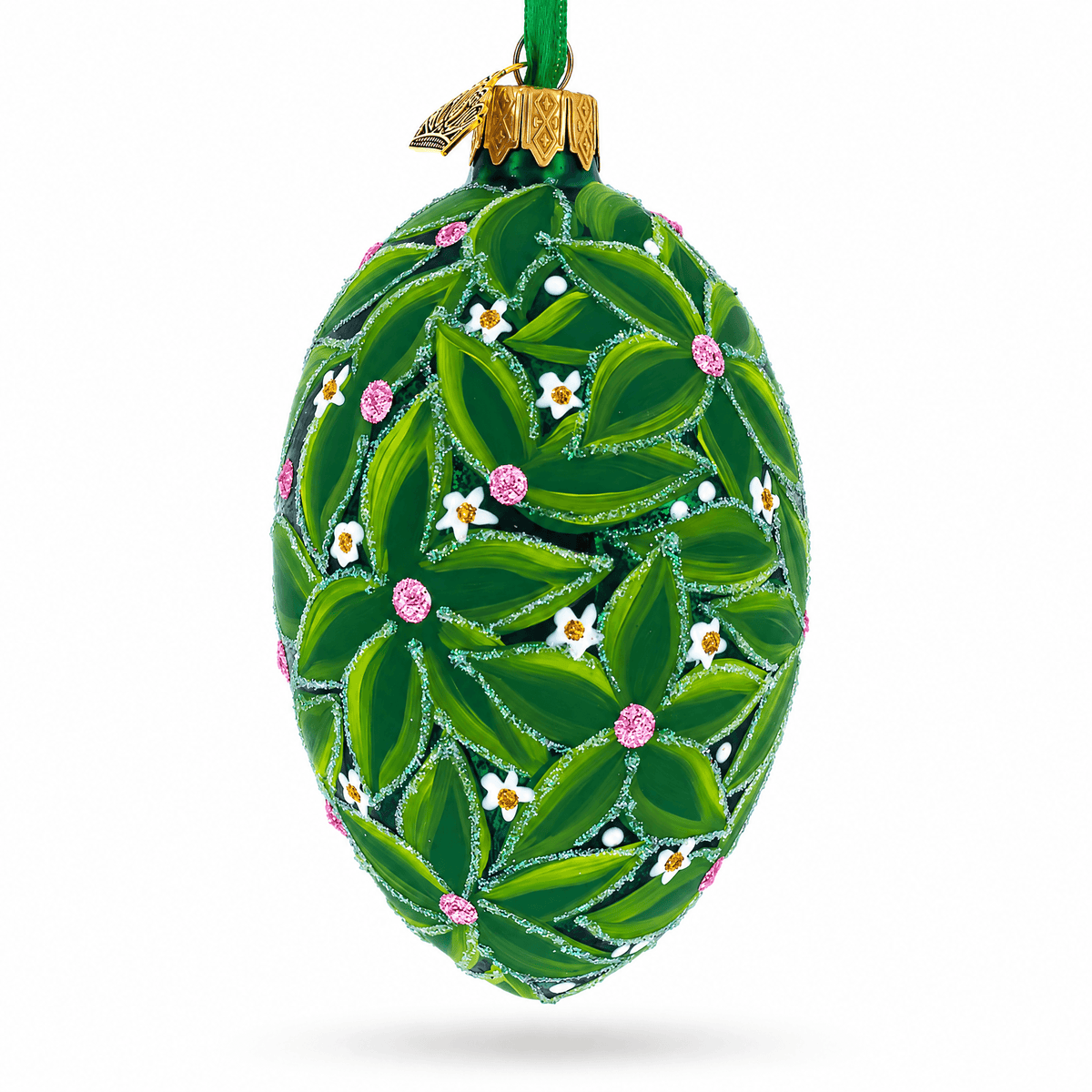 1911 The Bay Tree Royal Glass Egg Ornament 4 Inches