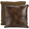 Faux Leather Reversible Euro Sham