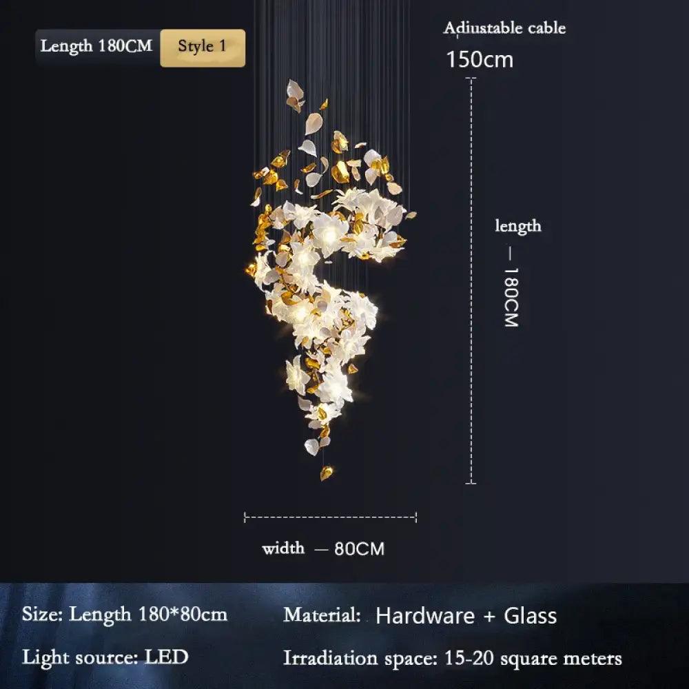 Loft Modern Crystal Chandelier | Living Room Home Lighting