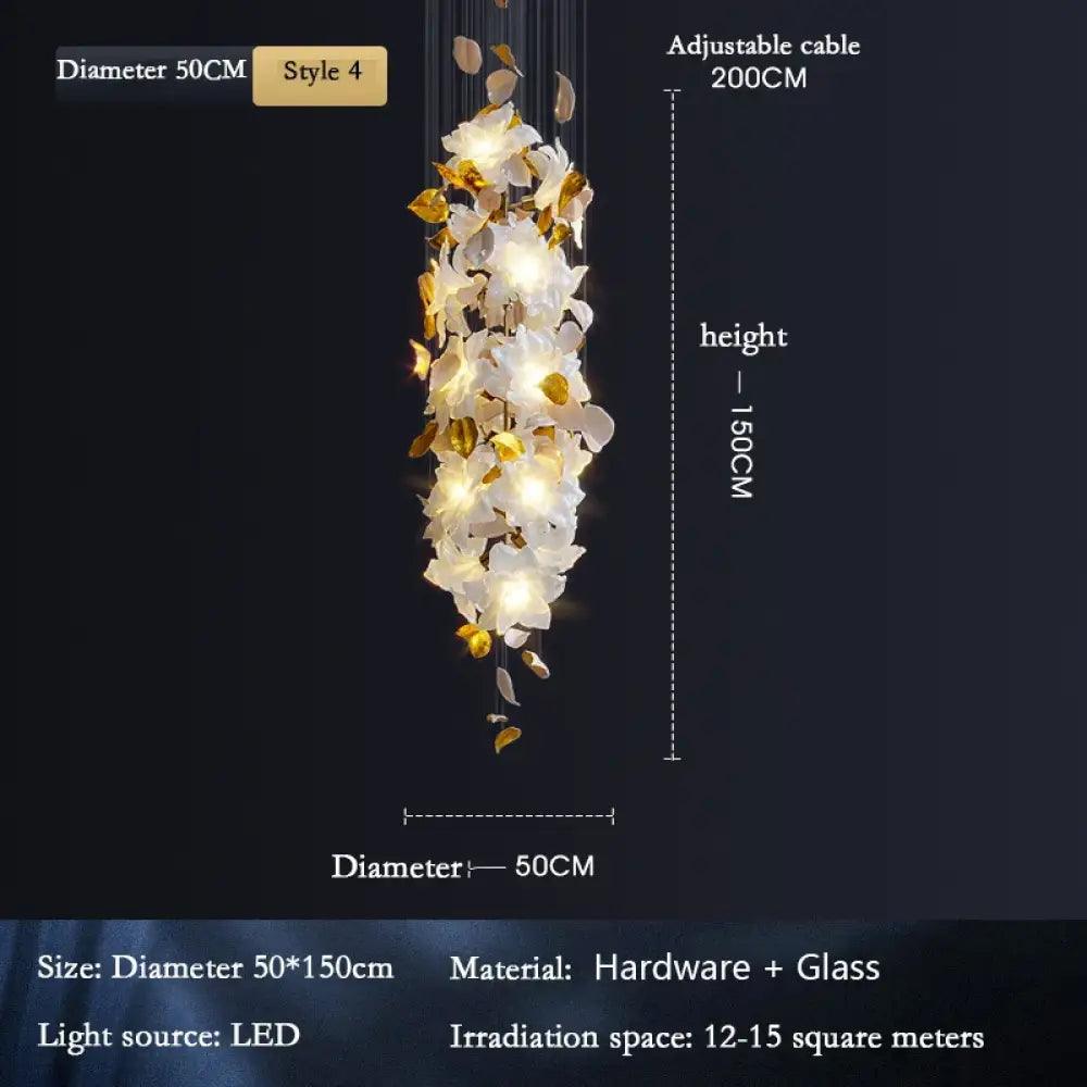 Loft Modern Crystal Chandelier | Living Room Home Lighting