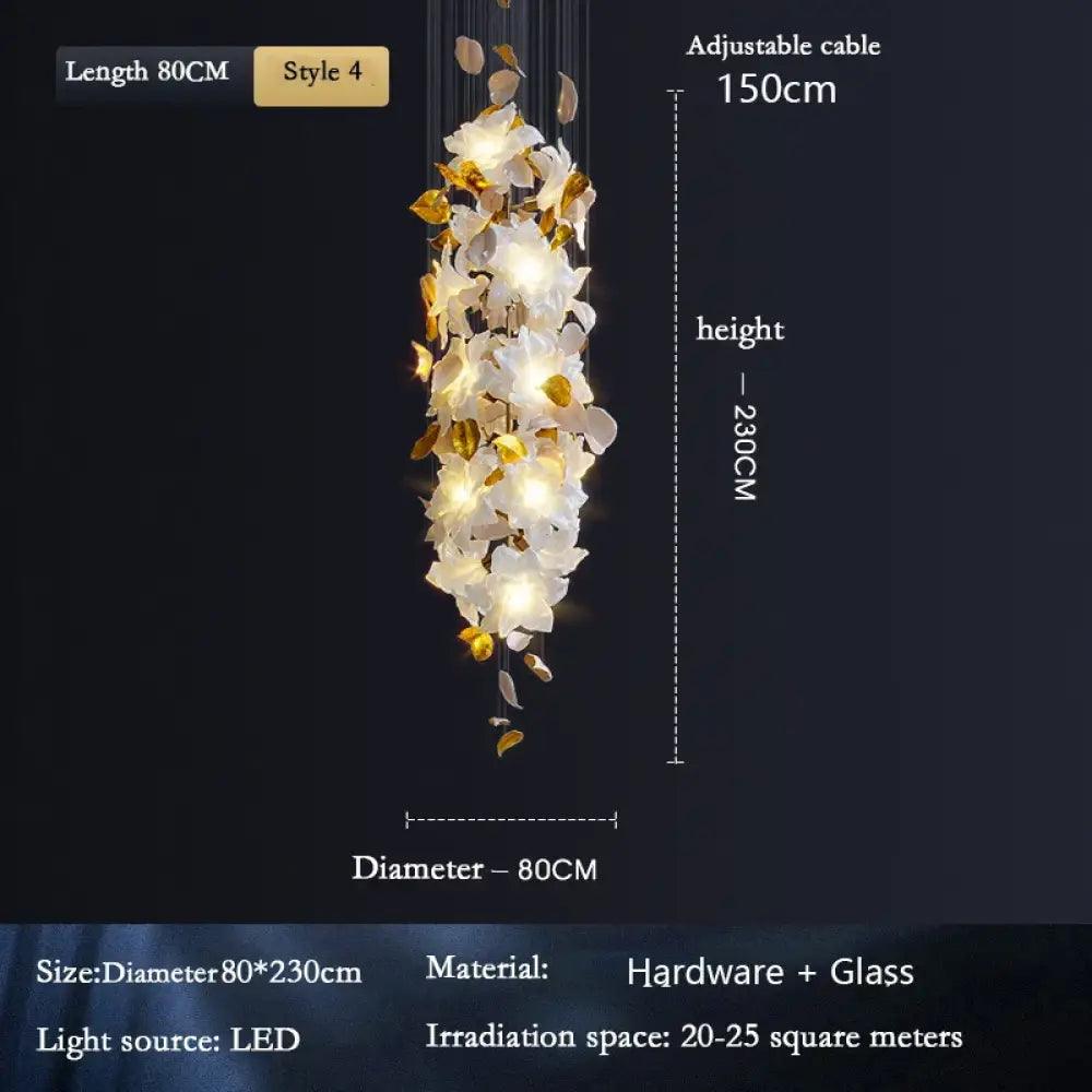 Loft Modern Crystal Chandelier | Living Room Home Lighting