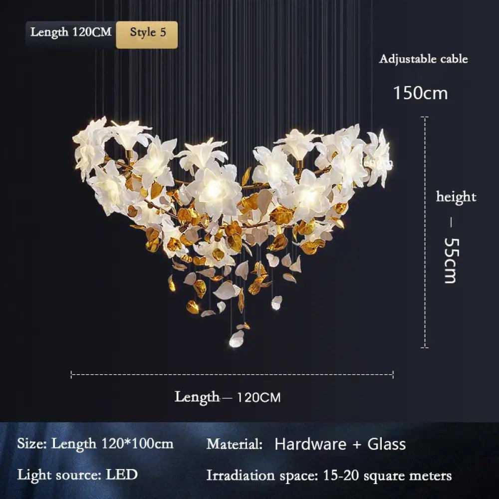 Loft Modern Crystal Chandelier | Living Room Home Lighting