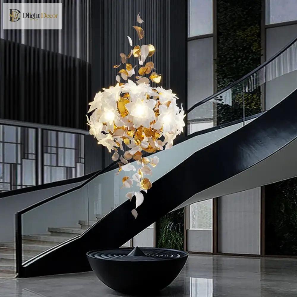 Loft Modern Crystal Chandelier | Living Room Home Lighting