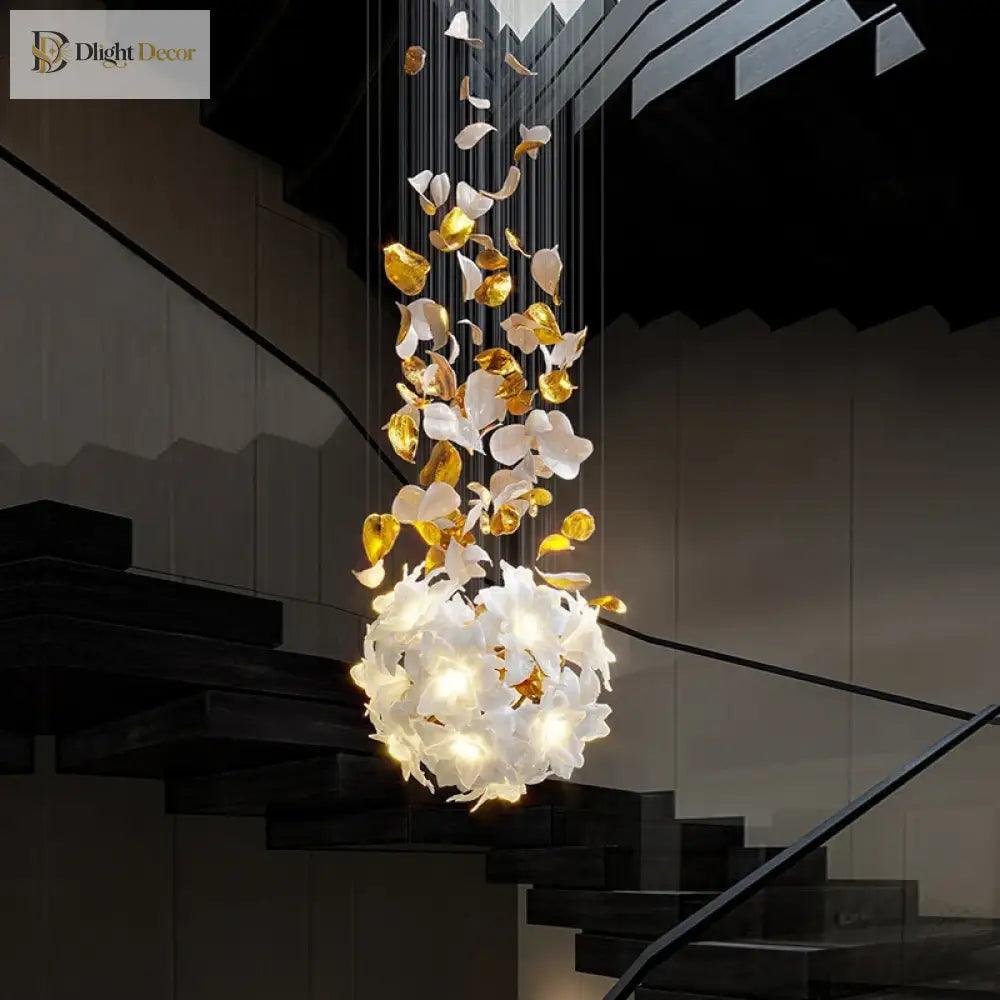 Loft Modern Crystal Chandelier | Living Room Home Lighting