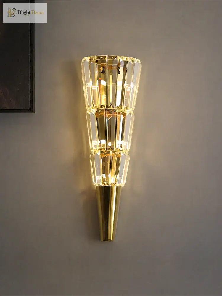 Logan LED Nordic Crystal Wall Sconce | Bathroom Lighting